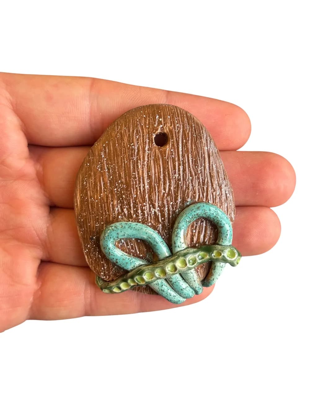 Namaste El Yapımı Seramik Charm