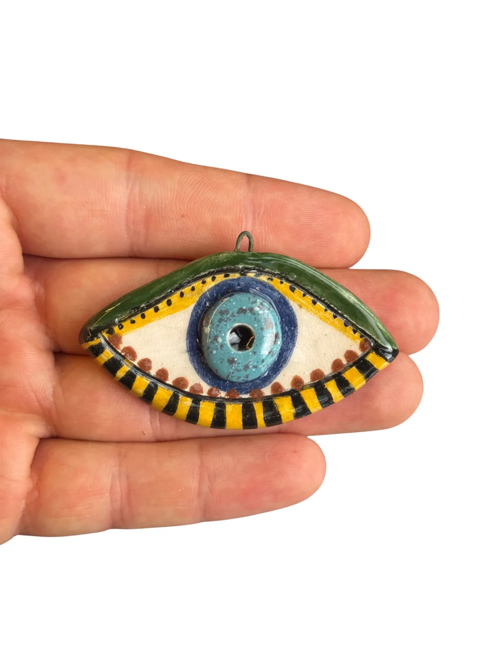 Namaste El Yapımı Seramik Charm