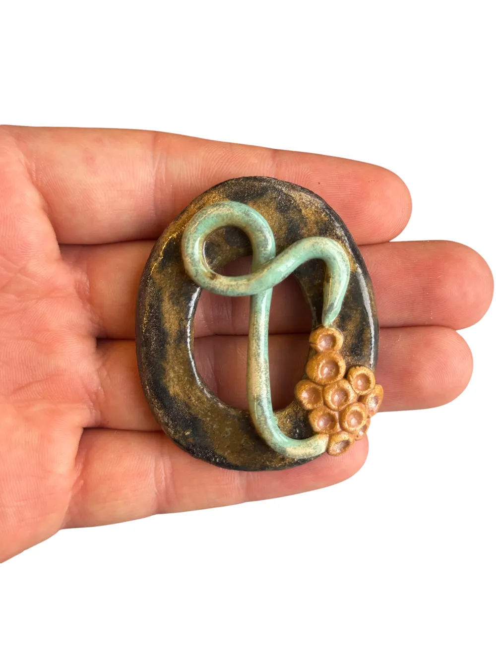 Namaste El Yapımı Seramik Charm