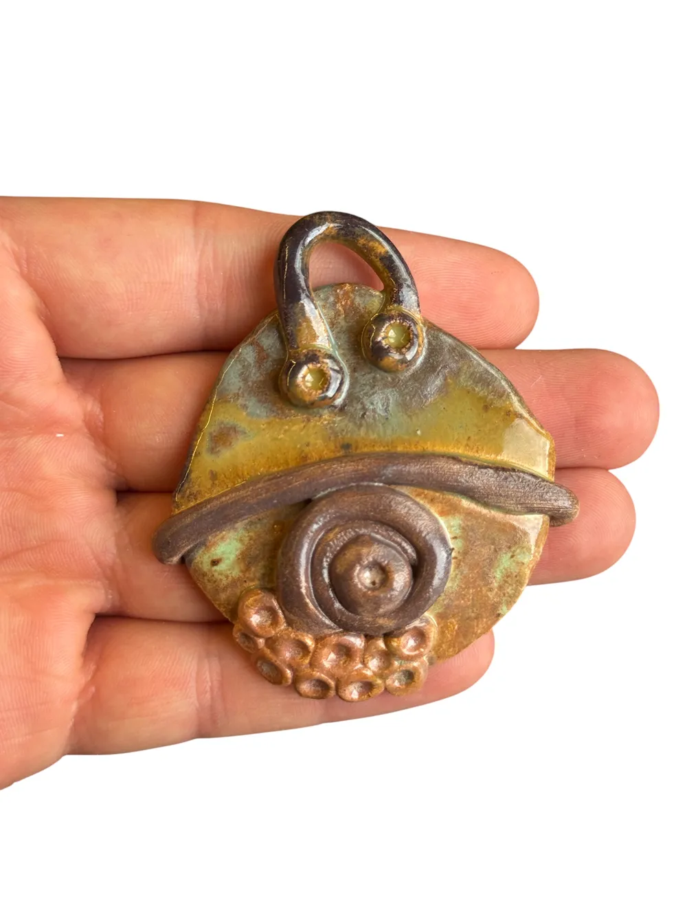 Namaste El Yapımı Seramik Charm