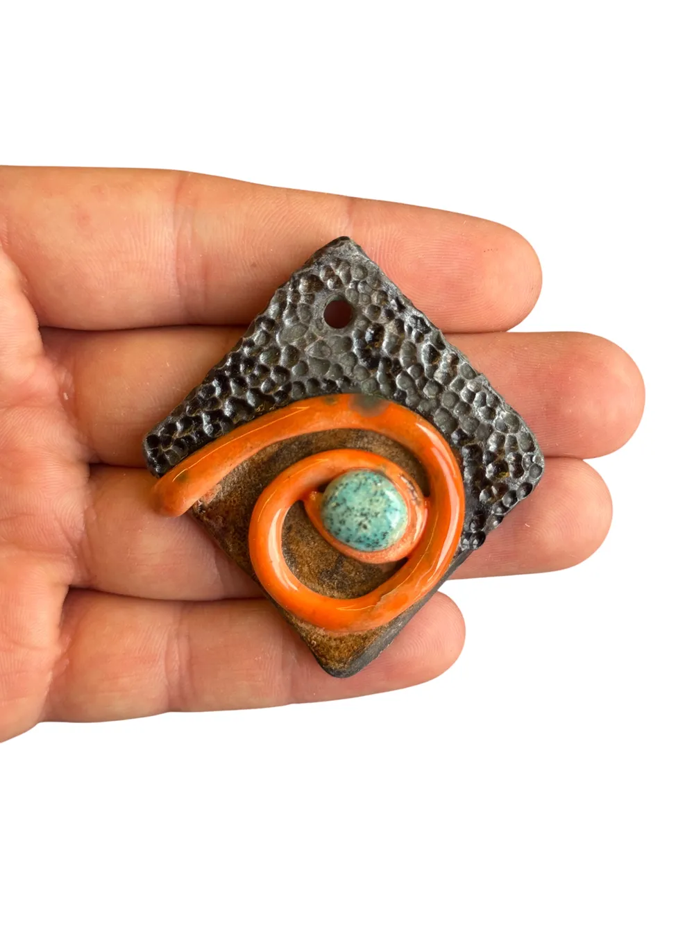 Namaste El Yapımı Seramik Charm