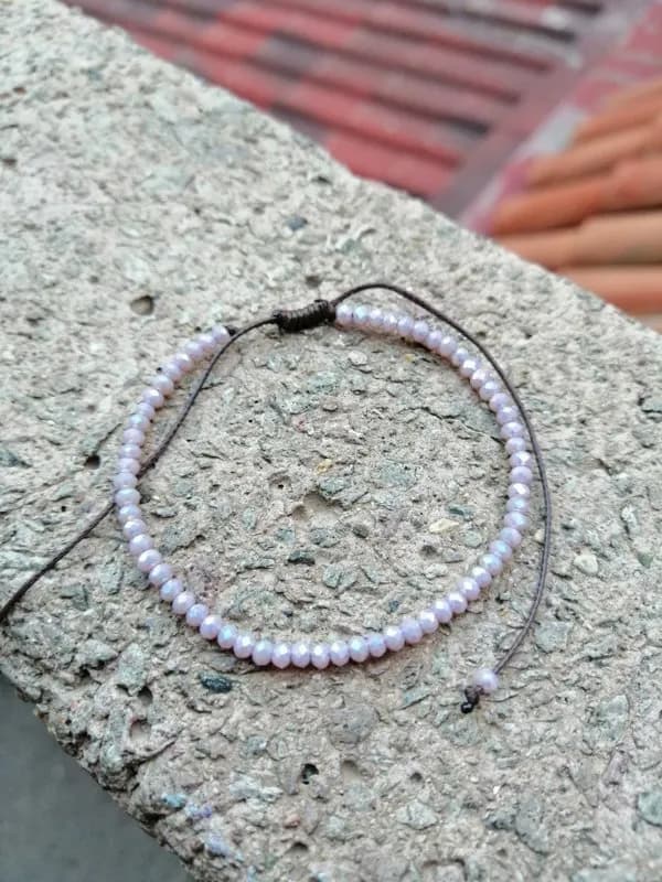 Mat Pembe Boncuk Bileklik 1