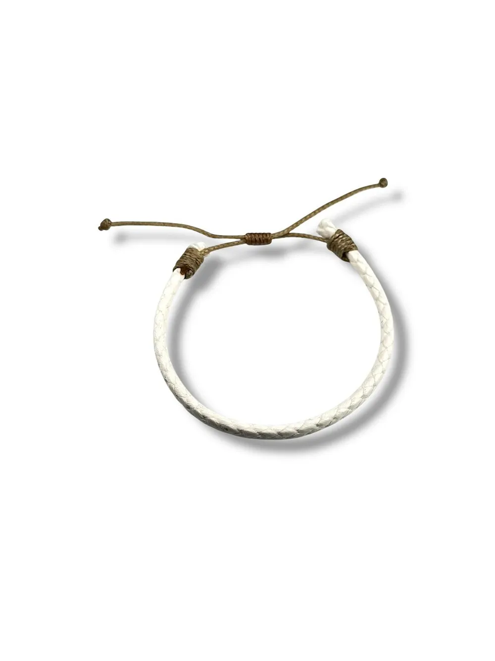 Minimal Krem Dokulu Bileklik 1