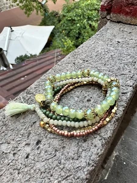 Doğal Taş Jade Bileklik Seti 1