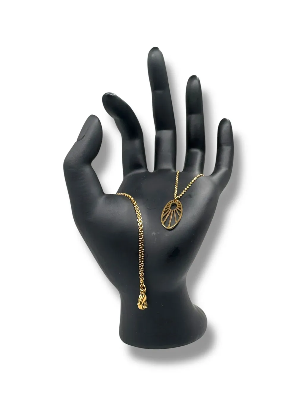 Minimal Altın Yaprak Charm Kolye 1