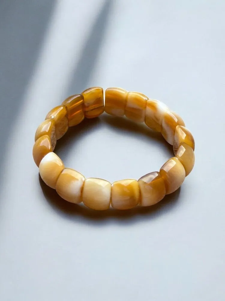 Vintage Amber Taş Bileklik 1