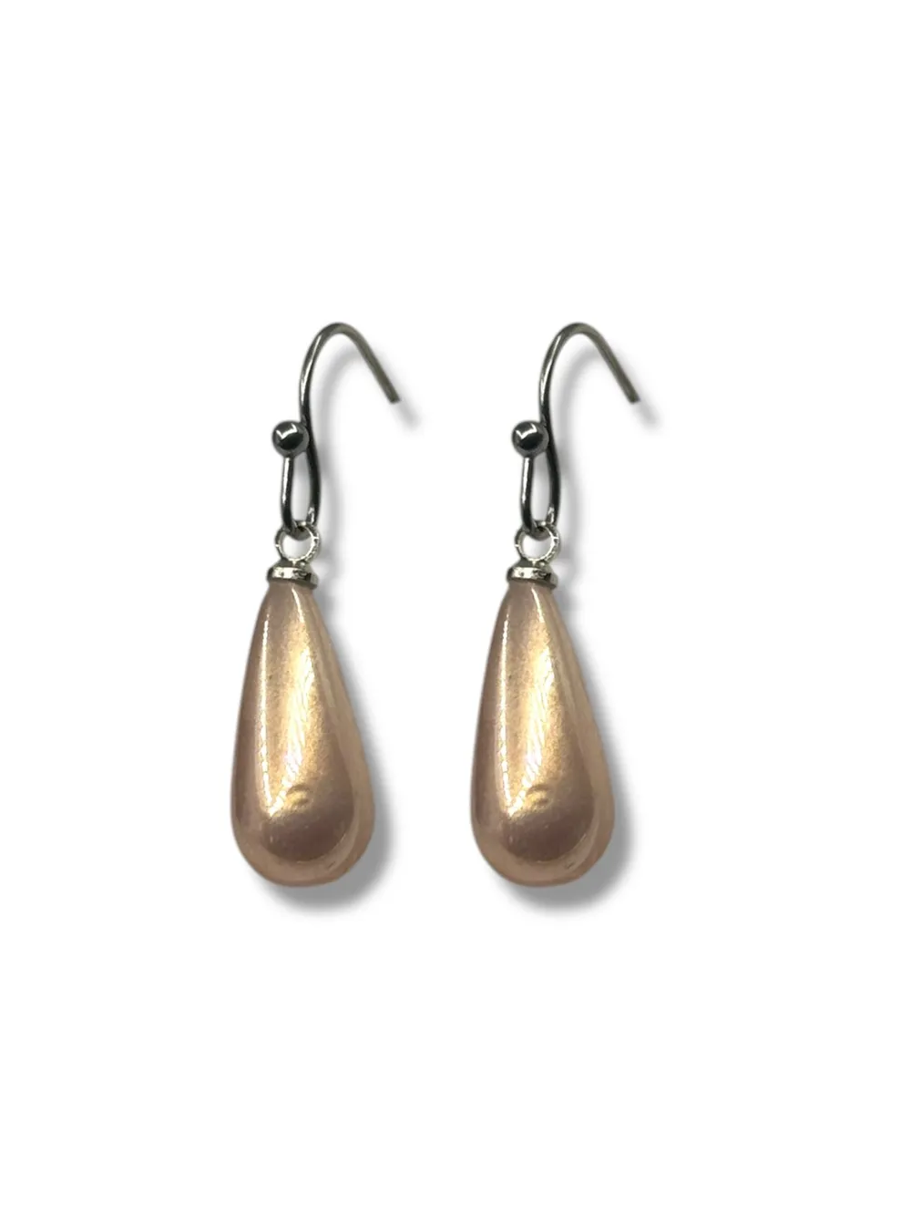Metalik Damla Teardrop Küpe 1