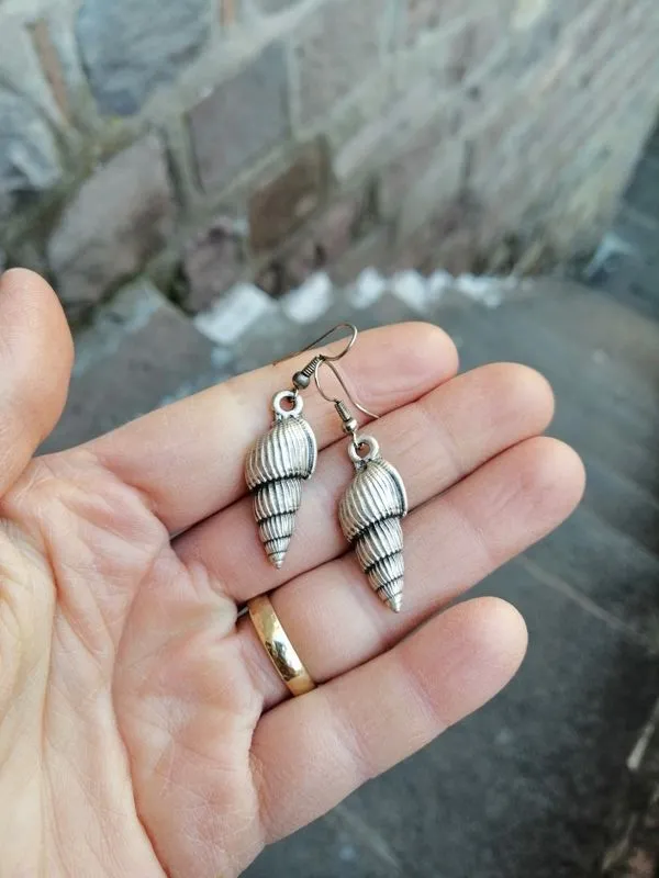 Vintage Metal Spiral Küpe 1